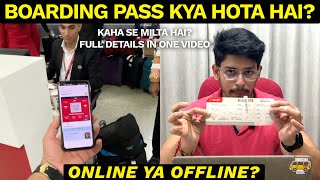 What Is A Boarding Pass amp How To Get It COMPLETE INFORMATION Webcheckin Raise Kare [upl. by Beatrisa]