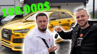 SURPRISING MY BROTHER WITH HIS DREAM CAR  NEW AUDI RS6 GOLD [upl. by Yrmac472]