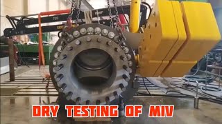 Testing of MIVMain Inlet Valve Dry amp Wet [upl. by Ongineb421]