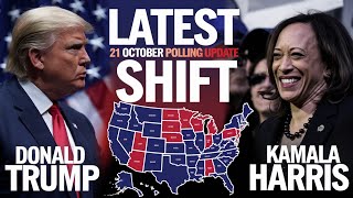 October 21 Polling Update Trump vs Harris – Tight Race in Swing States [upl. by Ahsinam965]