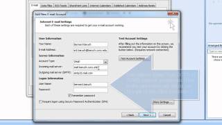 Outlook 2007 IMAP Configuration [upl. by Marou]