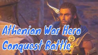 Athenian War Hero in Conquest Battle Hard difficulty Assassins Creed Odyssey [upl. by Gray555]