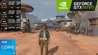 GTX 1070 Ti  Star Wars Outlaws [upl. by Ranique324]