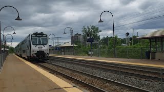 TRAINS EXO New CRRC Test Train With Cab Car at Pointe Claire Station [upl. by Novikoff175]