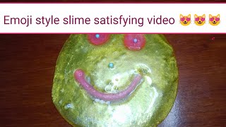 Emoji style slime satisfying video 🤩🤩 [upl. by Aynad456]