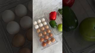 fridge restock🥒 fridgerestock fridge organization amazon kitchen kitchengadgets asmr [upl. by Melva]