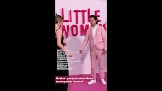 Timothée Chalamet amp Saoirse Ronan attend the Little Women London evening photocall at the Soho Hotel [upl. by Hanus305]