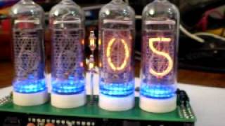 Warm Tube Clock v2  Nixie clock  Cathode Anti Poisoning [upl. by Yanad]