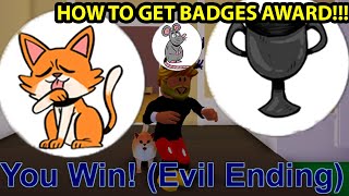 How to get the CERTIFIED PRO and PET RAT BADGES in BREAK IN ROBLOX [upl. by Bobbee]