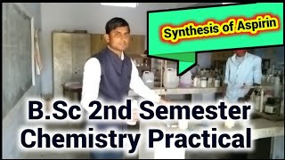 To synthesis aspirin are report the yield  Synthesis of Aspirin from Salicylic Acid  BSc 2nd Sem [upl. by Vivica]