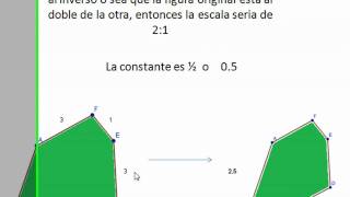 Tercero B2 c16 Constante de proporcionalidad en figuras semejantes [upl. by Jessabell]