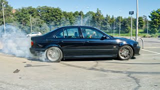 BMW E39 M5 V8 Straight Piped Street Drifting [upl. by Wylie]