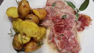 Saltimbocca alla Romana mit Rosmarin Kartoffeln feat Unluckyme mit Rezept Mori kocht [upl. by Auot486]