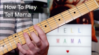 Tell Mama Etta James Guitar Lesson [upl. by Haziza]