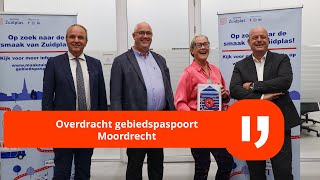 Overhandiging gebiedspaspoort Moordrecht [upl. by Bertina417]