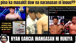 Ryan garcia vs Rukiya anpo faceoff naoya inoue doping testshakur stevenson vs schofield sa february [upl. by Cia]