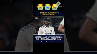 Virat Kohli dismissal in 2nd test 2nd innings [upl. by Noak]