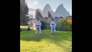 SHISOCHIN Kata Goju Ryu Karate by Sensei Davy Wijaya and Dina Ekastevia [upl. by Franciska]