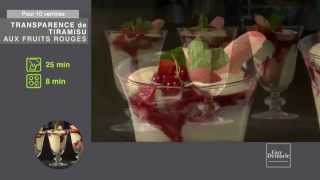 Transparence de tiramisu aux fruits rouges [upl. by Anileda]