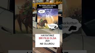 KİTABIN ADINI BİLEN VARMI😊😆Hayatınız film olsa adı ne olurdu😄😇 [upl. by Lindly]