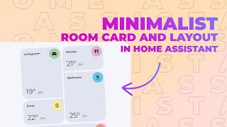 Minimalist Room Card and Layout in Home Assistant [upl. by Htbazile]