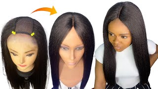 How To Make Wig Without Closure Sewing Method  Detailed steps [upl. by Mcmahon]