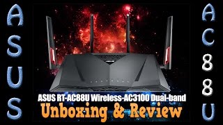 Asus AC88U AC3100 Unboxing and Detailed Router Review [upl. by Barbaresi173]