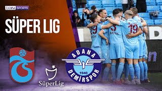 Trabzonspor vs Adana Demirspor  SÜPER LIG HIGHLIGHTS  03122023  beIN SPORTS USA [upl. by Ennahoj]