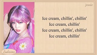 BLACKPINK Ice Cream Easy Lyrics [upl. by Ebenezer]