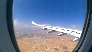 Flight from Tunis Carthage to Montreal Trudeau  Airbus A330 REUPLOAD [upl. by Yelrebmik]