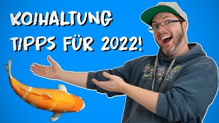 KOIHALTUNG  Tipps für 2022 [upl. by Rodnas408]