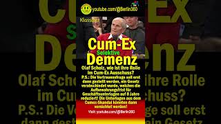 Selektive Demenz NewsTicker360 Klassiker Rentner Bundeskanzler Scholz Regierung cumEx [upl. by Gloriana]