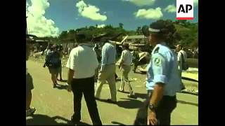 Australian FM tours scene of riots in Solomon Isles capital [upl. by Gobert]