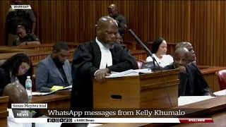 Senzo Meyiwa Trial I Kelly Khumalos WhatsApp messages read out in court [upl. by Saylor]