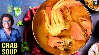 Crab Soup  Indian Style Crab Soup  Seafood Recipes  Crab Soup Recipe by Varun Inamdar [upl. by Joellen]