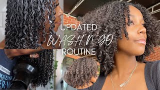 Wash amp go on 4C hair naturalhair howtostylenaturalhair hairstyle 4chair naturalhairtutorial [upl. by Wayolle307]