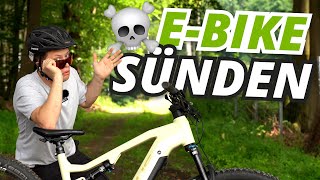 FLOP 5 EBIKE SÜNDEN  Diese Fehler killen dein Pedelec ☠️ [upl. by Tneciv]