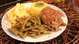 Recette de Haricots verts لوبيا خضرا تع الافراح والضيوف [upl. by Atirb244]