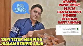 DAPAT OMSET 36JUTA DARI AFFILIO RAFFI AHMAD HANYA DENGAN REKRUT MEMBER [upl. by Latsryc]