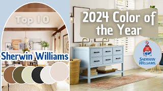 Color of The Year 2024 Sherwin Williams  Trending Upward [upl. by Namrehs]