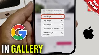 How To Download Images From Google On iPhone Save Photo in Your Gallery [upl. by Martica666]