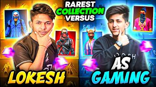 Lokesh Gamer Vs As Gaming Best Collection Battle Who Will Win The End 🤯 Garena Free Fire [upl. by Darryn954]