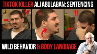 TikTok Killer Ali Abulaban Sentencing Behavior and Body Language [upl. by Elirpa]