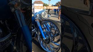 Harley Davidsons On Crenshaw🔥 harleydavidson trending motorcycle shorts oldschool [upl. by Suiramad771]