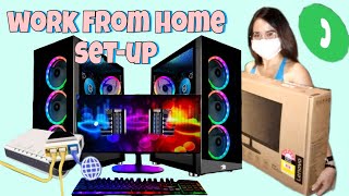 WORK FROM HOME CALL CENTER AGENT SETUP workfromhome wfh callcenteragent computersetup [upl. by Acisseg889]