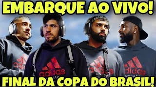 PLANTÃO AO VIVO EMBARQUE DA EQUIPE DO MENGÃO PARA A FINAL DA COPA DO BRASIL DIRETO DO AEROPORTO [upl. by Lombardo]