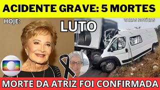 Tragédias e Emoção Morte de Atriz Acidente na BR354 e Glória Menezes aos 90 Anos Surpreendequot [upl. by Biagi]