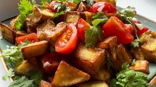 Обалденный салат с хрустящими баклажанами Быстрый вкусный салат Салат с баклажанами [upl. by Lareneg392]