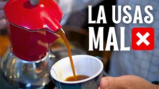 CAFETERA ITALIANA los ERRORES que cometes al usarla RESUELTOS  Guía para hacer el Mejor CAFÉ [upl. by Sirraf]