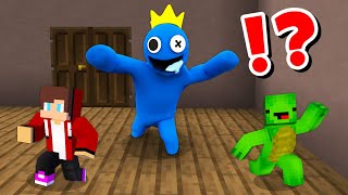 JJ and Mikey in RAINBOW FRIENDS ROBLOX CHALLENGE in Minecraft  Maizen Minecraft [upl. by Yantruoc107]